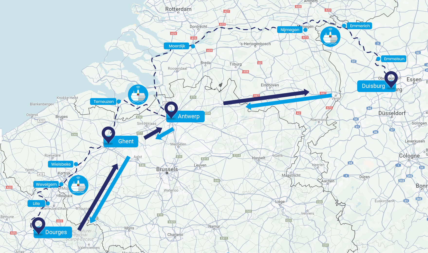 UC #2: Central Europe (IWT)